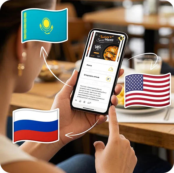 Многоязычное меню